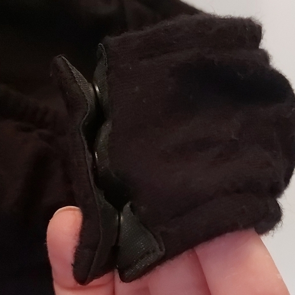 Lovers + Friends Vision Long Sleeve Faux Wrap Bodysuit Black Size Small - Picture 6 of 8